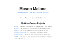 Tablet Screenshot of masonm.org